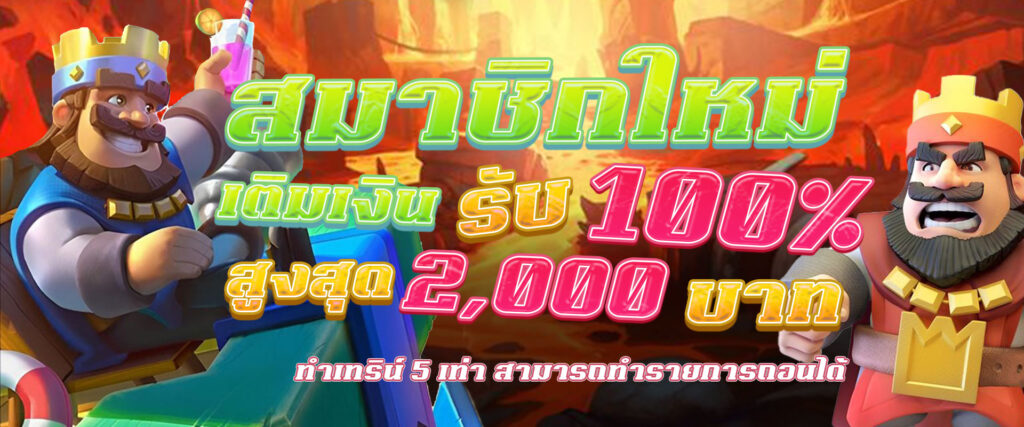 สมาชิกใหม่100%